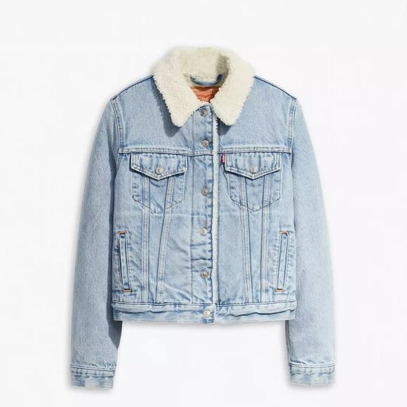 Levi's Original Sherpa Trucker Jacket SMALL - Picture 1 of 7